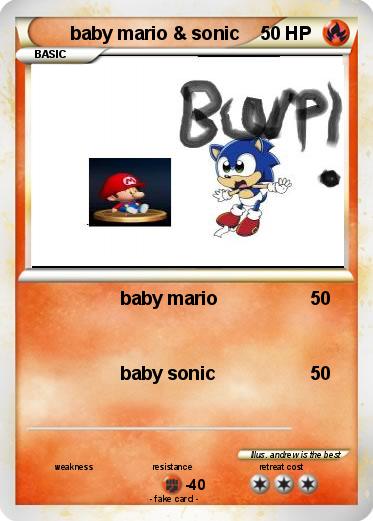 Pokemon baby mario & sonic