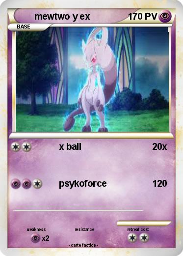 Pokemon mewtwo y ex
