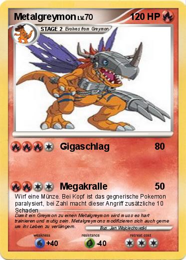 Pokemon Metalgreymon