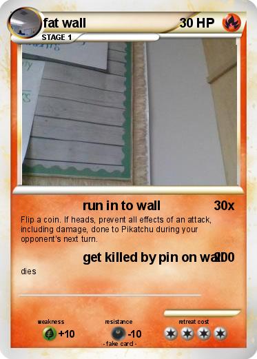 Pokemon fat wall