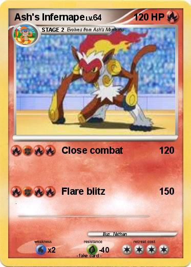 Pokemon Ash's Infernape