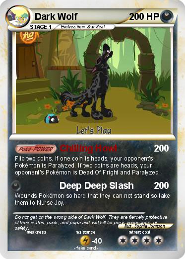 Pokemon Dark Wolf