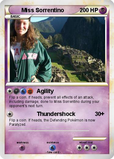 Pokemon Miss Sorrentino