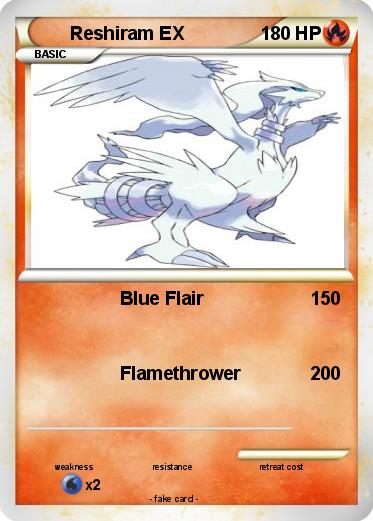 Pokemon Reshiram EX