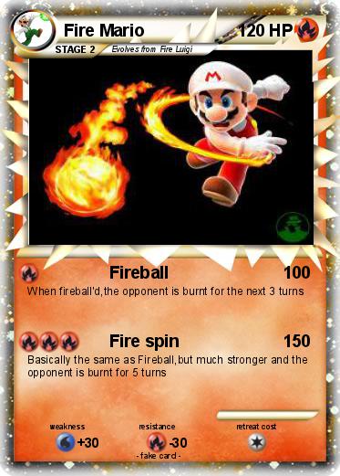 Pokemon Fire Mario
