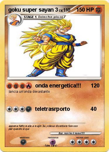 Pokemon goku super sayan 3