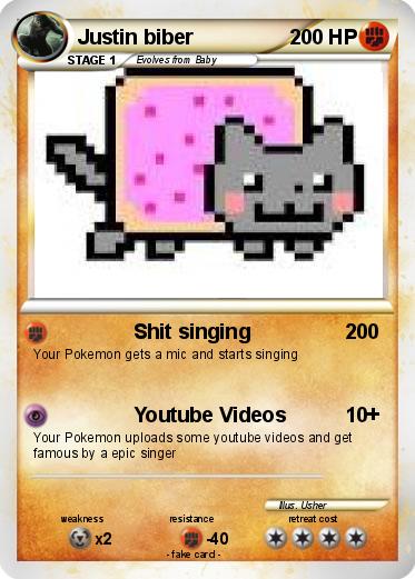 Pokemon Justin biber