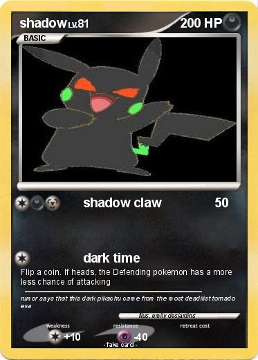 Pokemon shadow