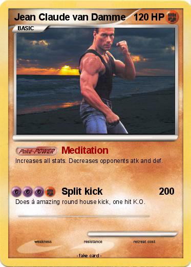 Pokemon Jean Claude van Damme