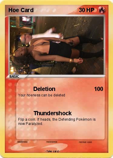 Pokemon Hoe Card