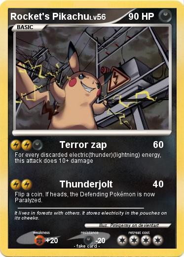Pokemon Rocket's Pikachu