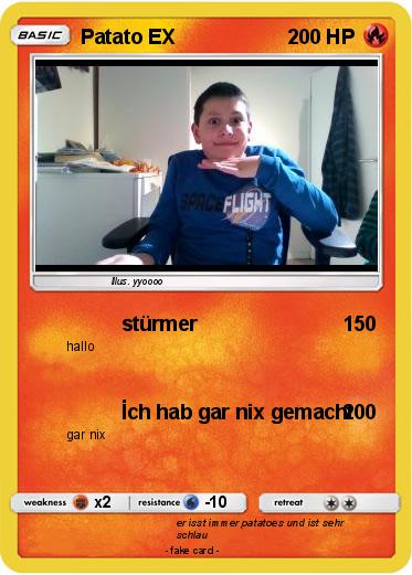 Pokemon Patato EX