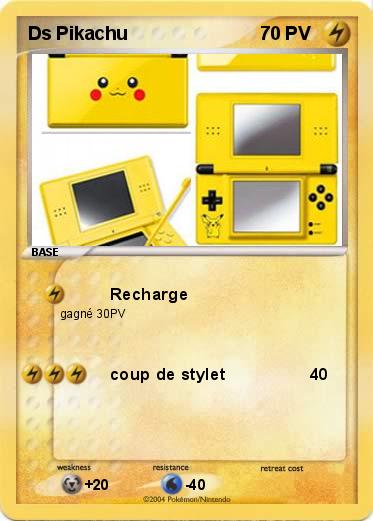 Pokemon Ds Pikachu