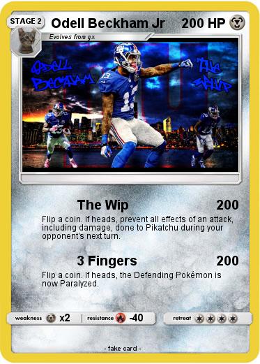 Pokemon Odell Beckham Jr