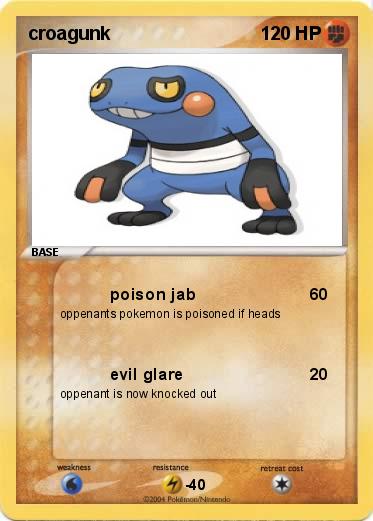 Pokemon croagunk