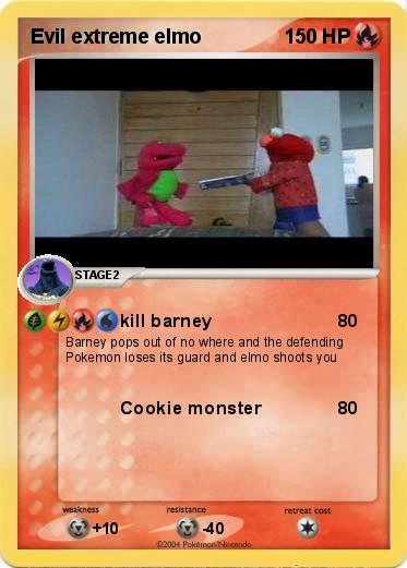 Pokemon Evil extreme elmo