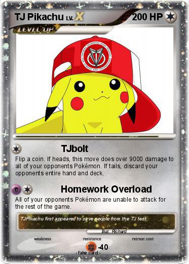 Pokemon TJ Pikachu
