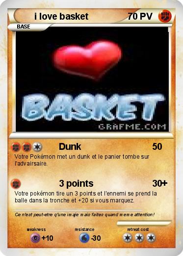 Pokemon i love basket