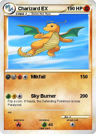 Pokemon Charizard EX