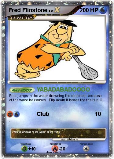 Pokemon Fred Flinstone