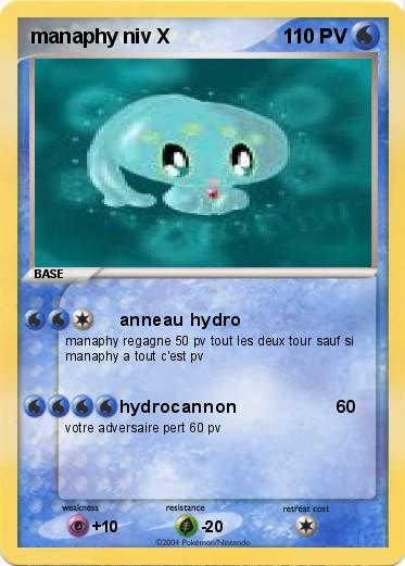 Pokemon manaphy niv X