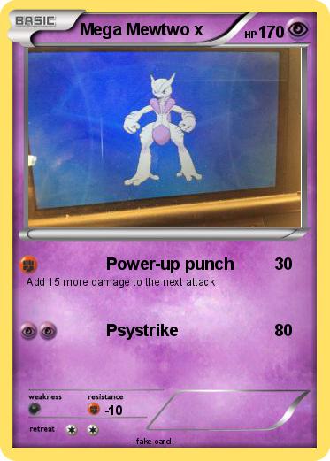 Pokemon Mega Mewtwo x