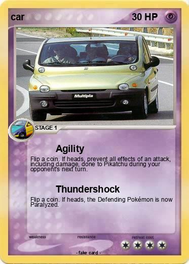 Pokemon car