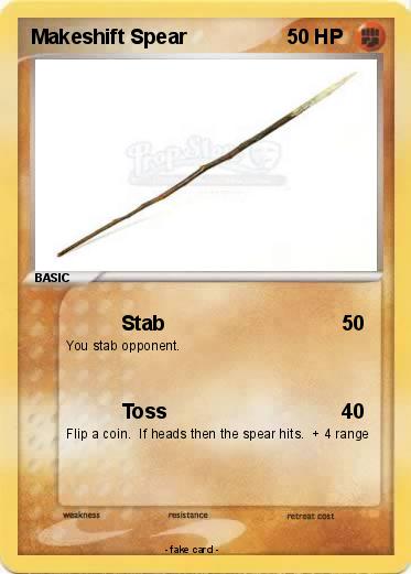 Pokemon Makeshift Spear
