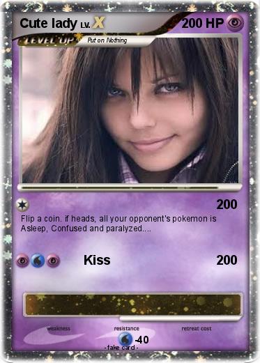 Pokemon Cute lady