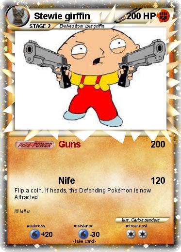 Pokemon Stewie girffin