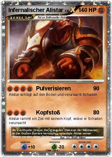 Pokemon Infernalischer Alistar