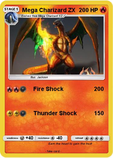 Pokemon Mega Charizard ZX