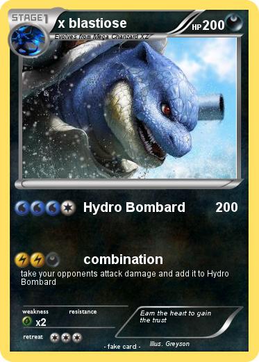 Pokemon x blastiose