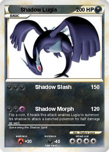 Pokemon Shadow Lugia