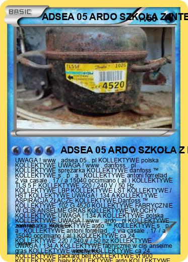 Pokemon ADSEA 05 ARDO SZKOŁA Z INTERNATEM 3 IME POLSKA