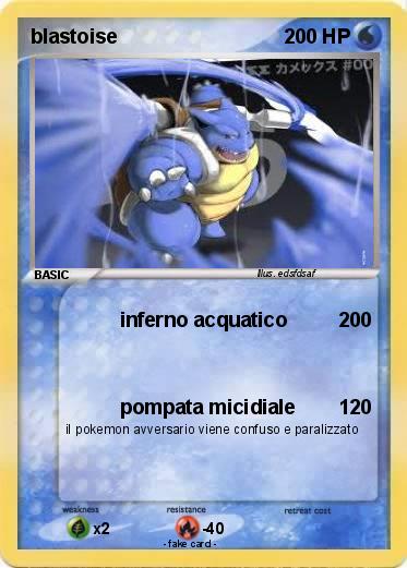 Pokemon blastoise