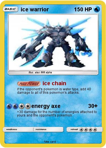Pokemon ice warrior