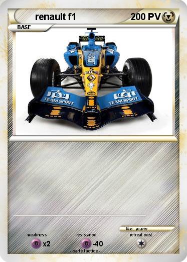 Pokemon renault f1