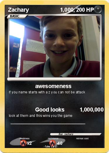 Pokemon Zachary                     1,000,