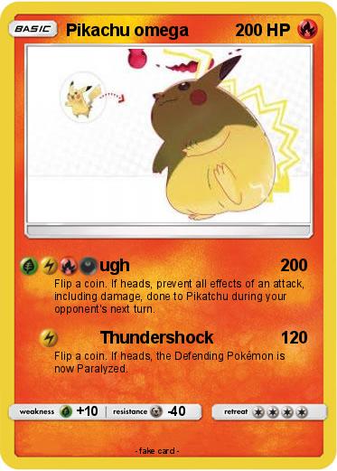 Pokemon Pikachu omega
