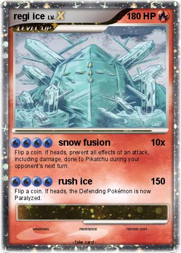 Pokemon regi ice