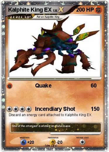 Pokemon Kalphite King EX