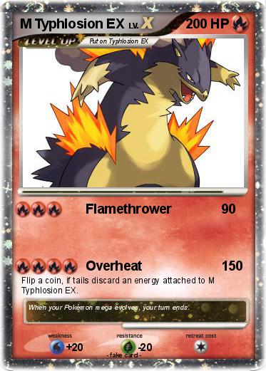Pokemon M Typhlosion EX