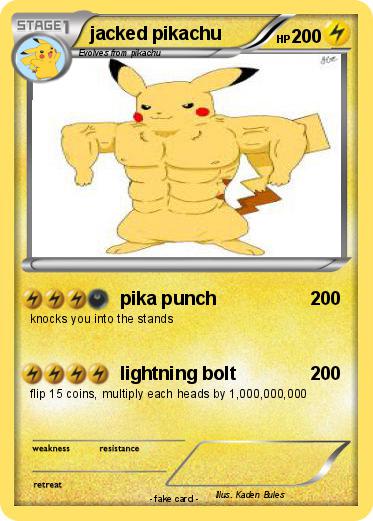 Pokemon jacked pikachu