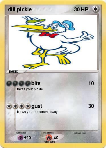 Pokemon dill pickle