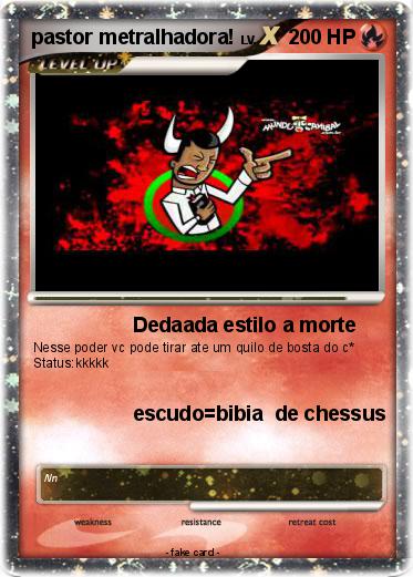 Pokemon pastor metralhadora!