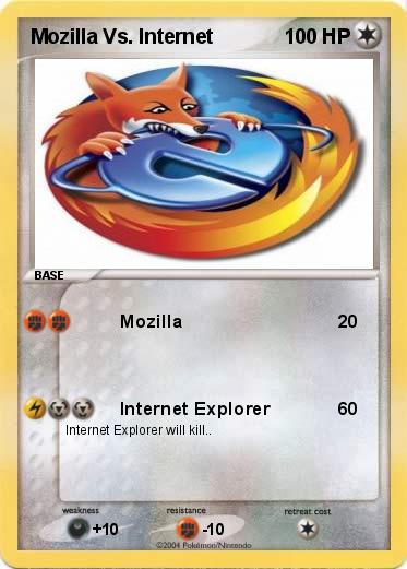 Pokemon Mozilla Vs. Internet