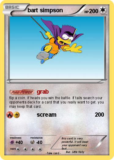 Pokemon bart simpson