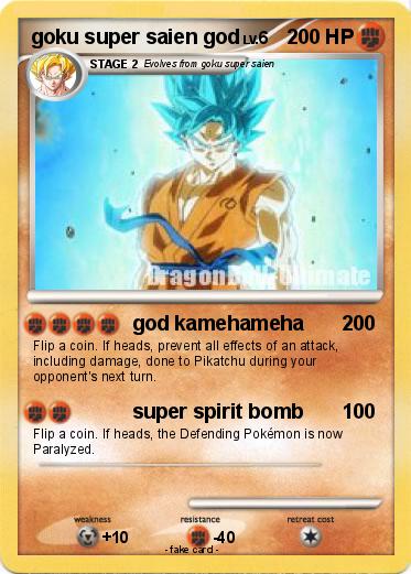 Pokemon goku super saien god