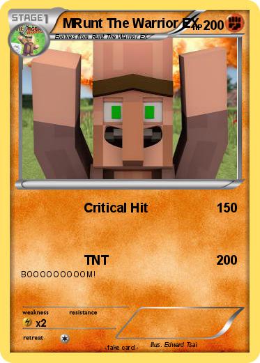 Pokemon MRunt The Warrior EX